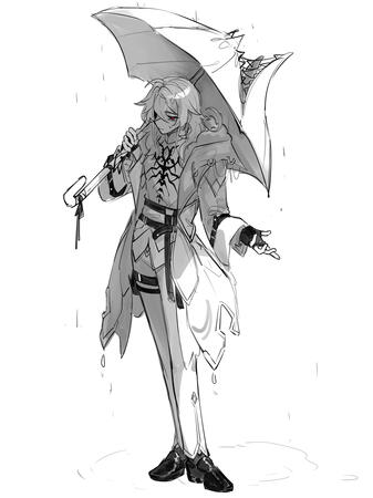 Full body sketch